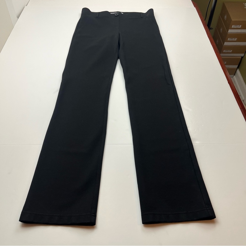 Betabrand Classic Dress Pant Yoga Pant Straight‎ Fit Womens Medium Long Black